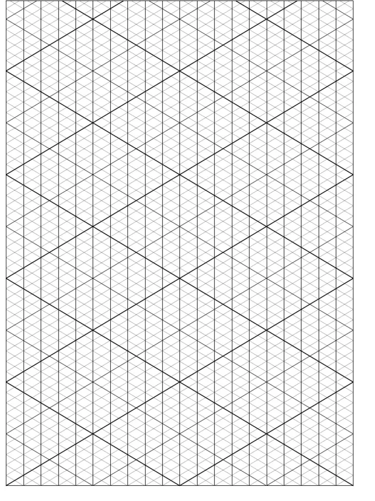 Iso 30 Graph Paper Axonometric Paper PDF