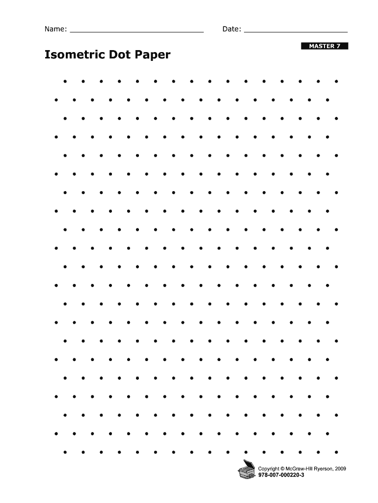 Isometric Drawing Paper Printable Dots