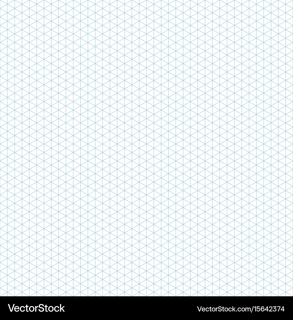 Isometric Grid Paper Seamless Pattern Royalty Free Vector 