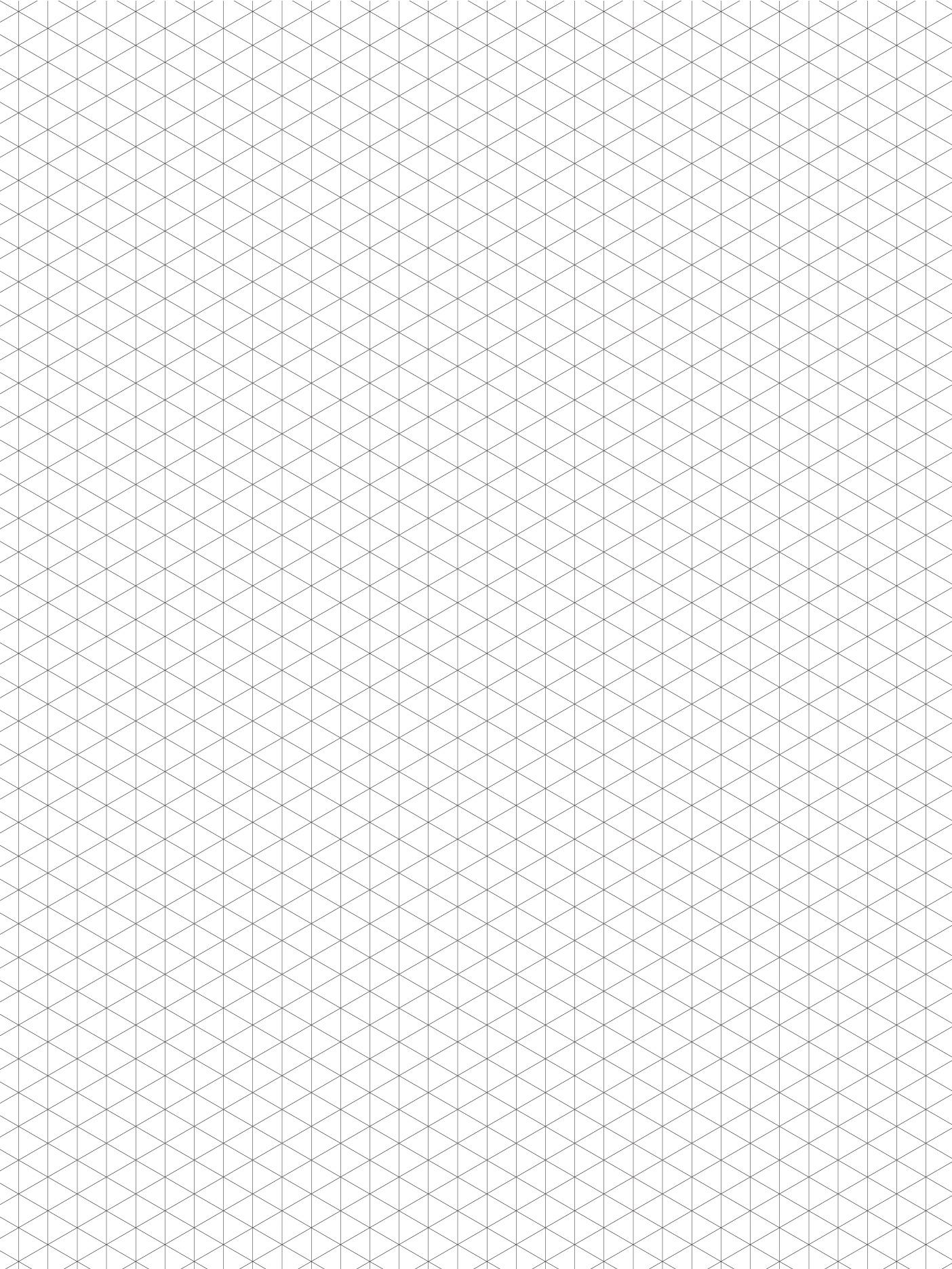 Free Isometric Paper Print