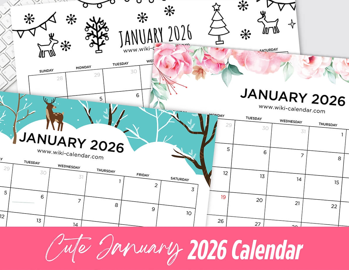 January 2026 Calendar Printable Templates amp More