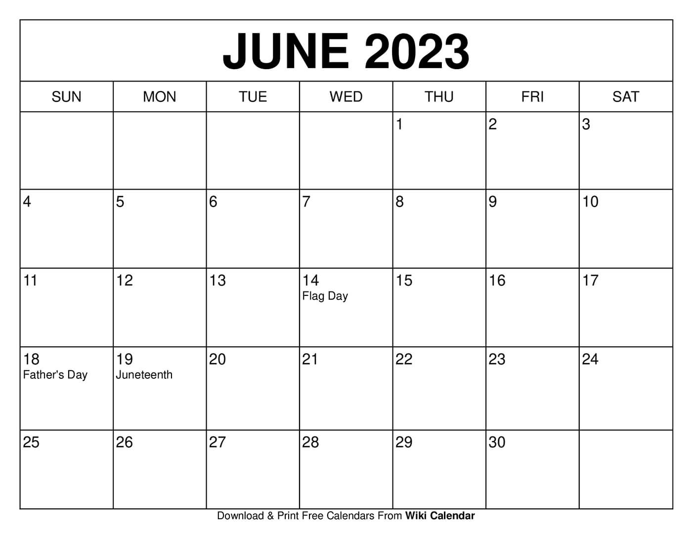 June 2026 Calendar Printable Templates amp More