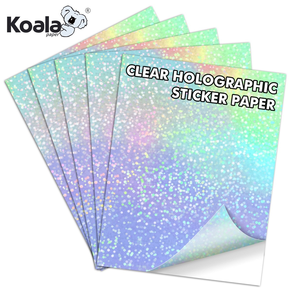 Transparent Holographic Sticker Paper