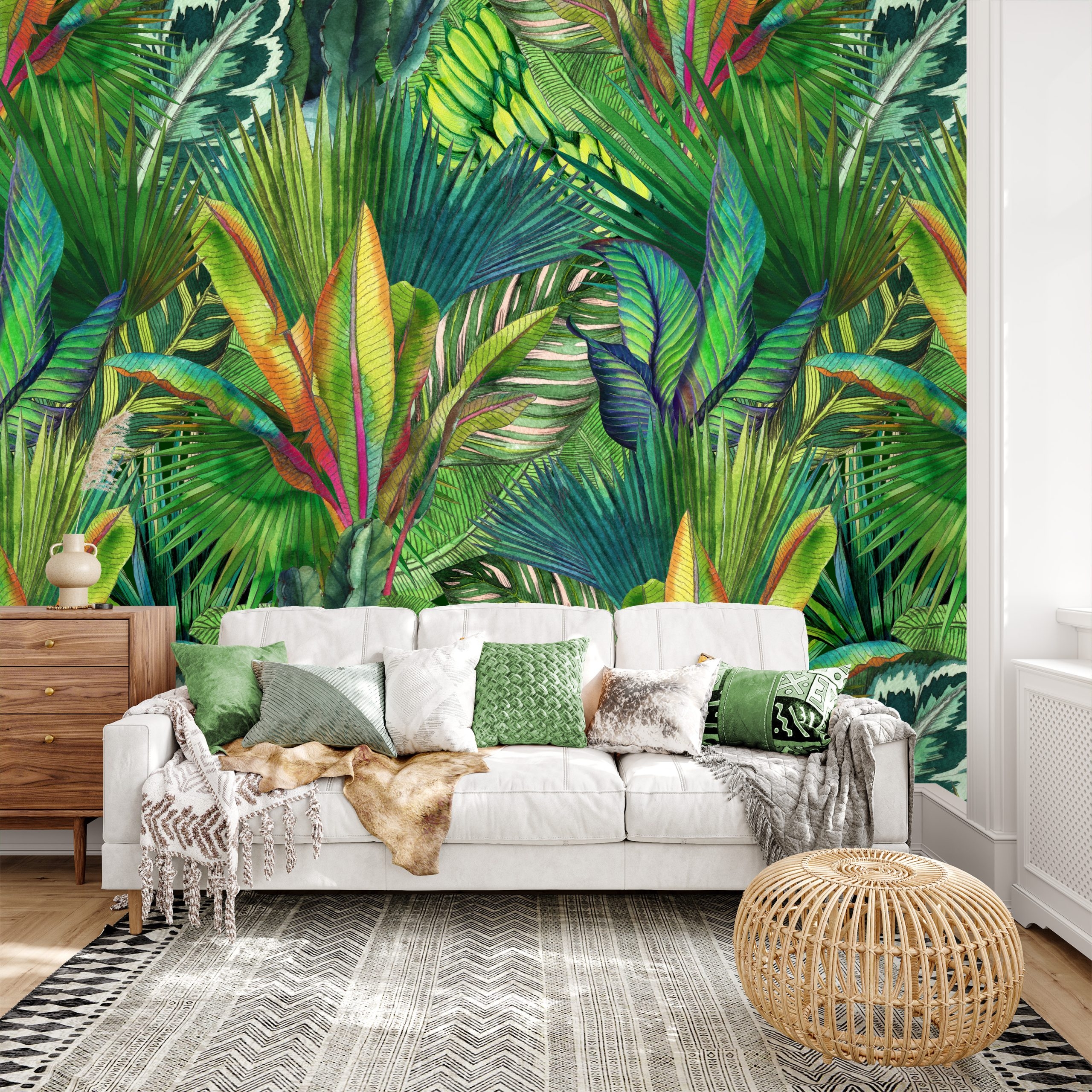 Komorebi Leaves Mural Wallpaper Online 