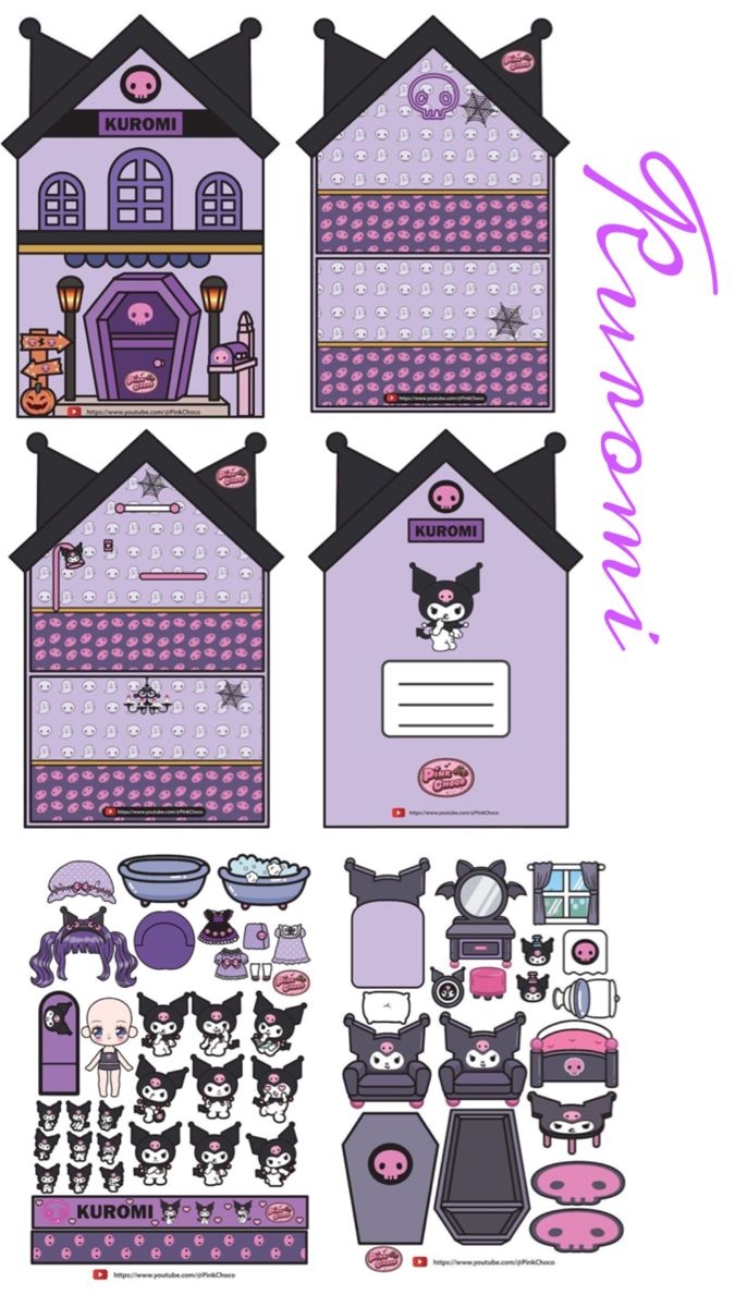 Kuromi Ka t Oyuncak Bebek Oyuncak Bebek Evi Ka t Ev