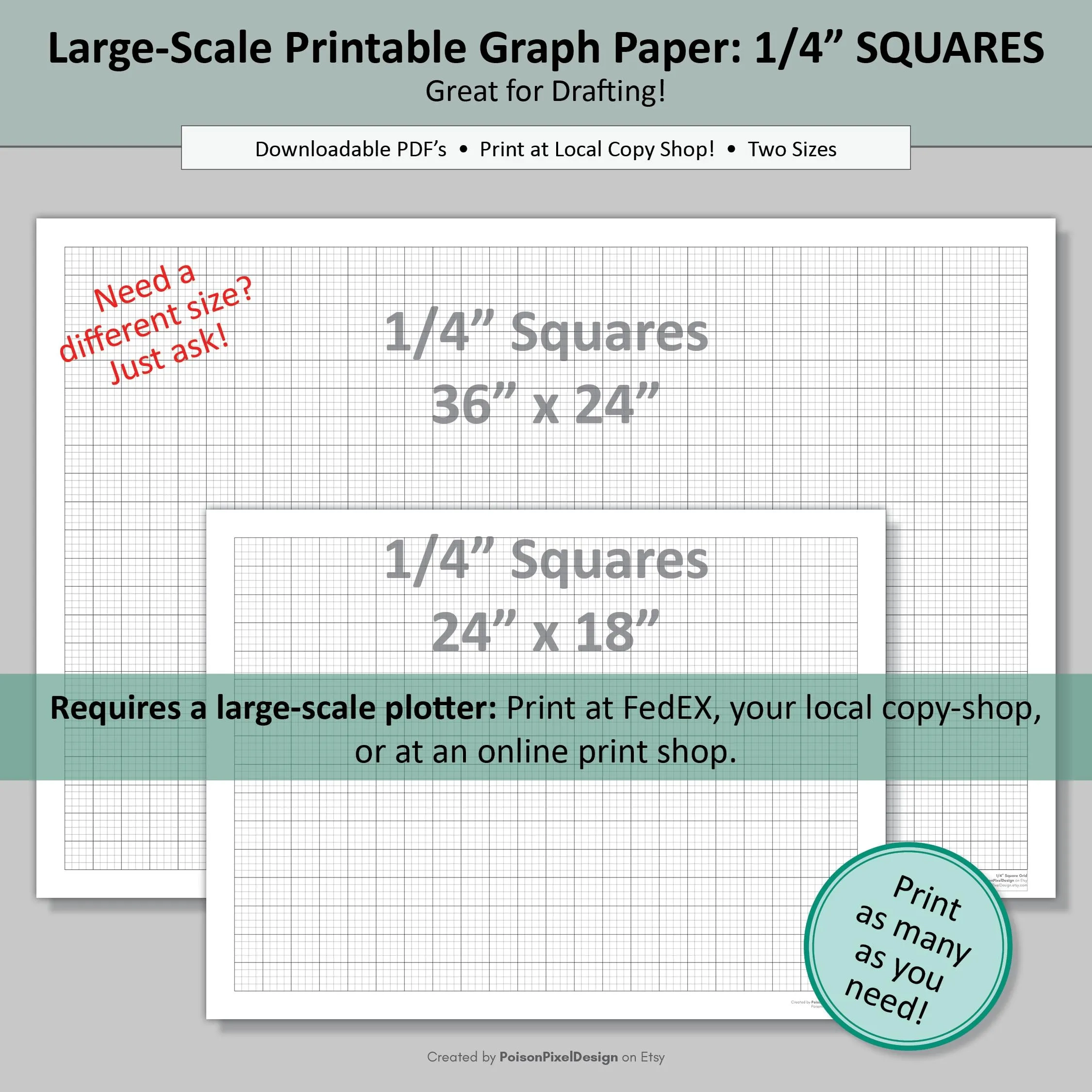 Large Print Graph Paper