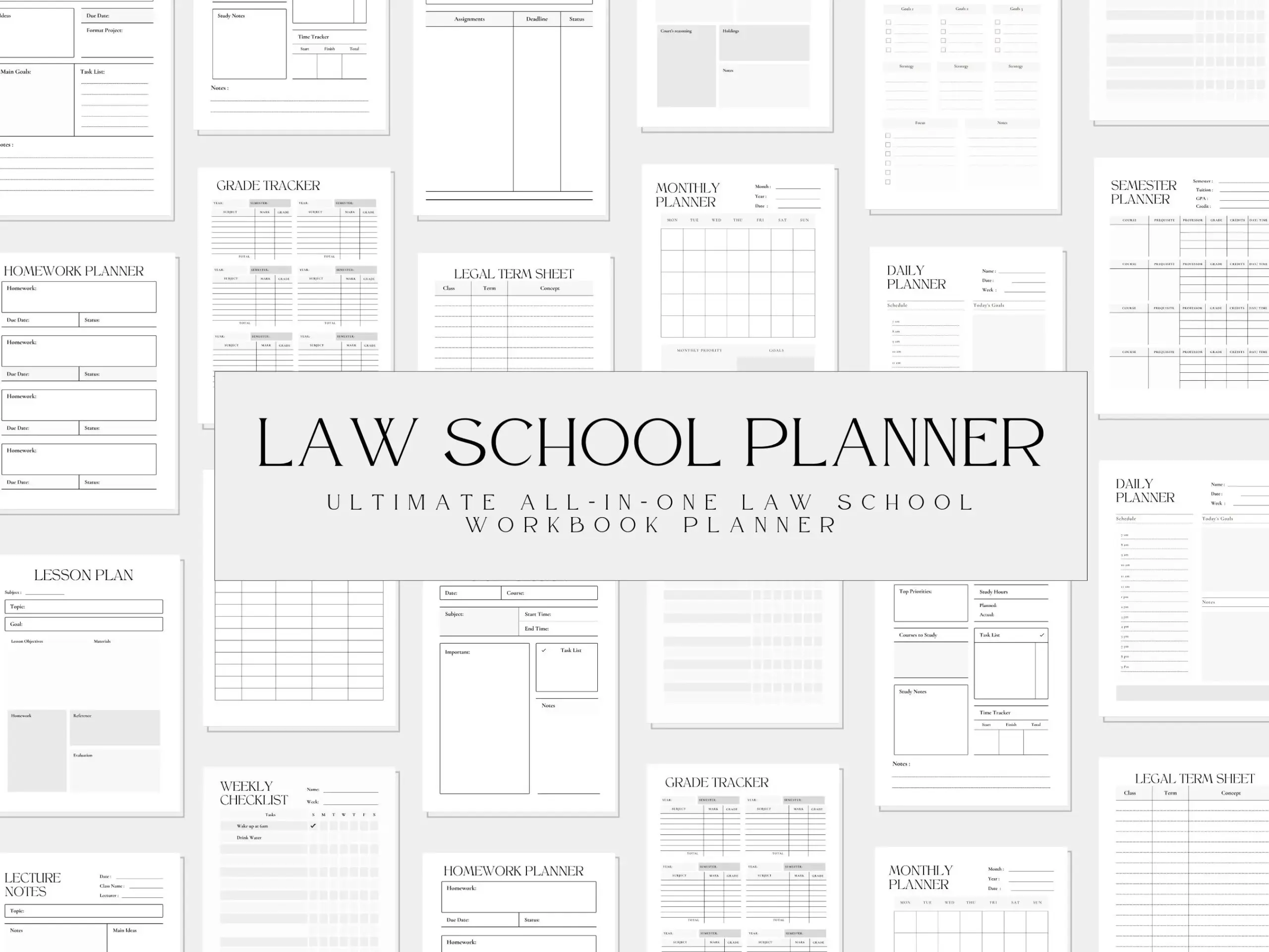 Lecture Planner Etsy Australia