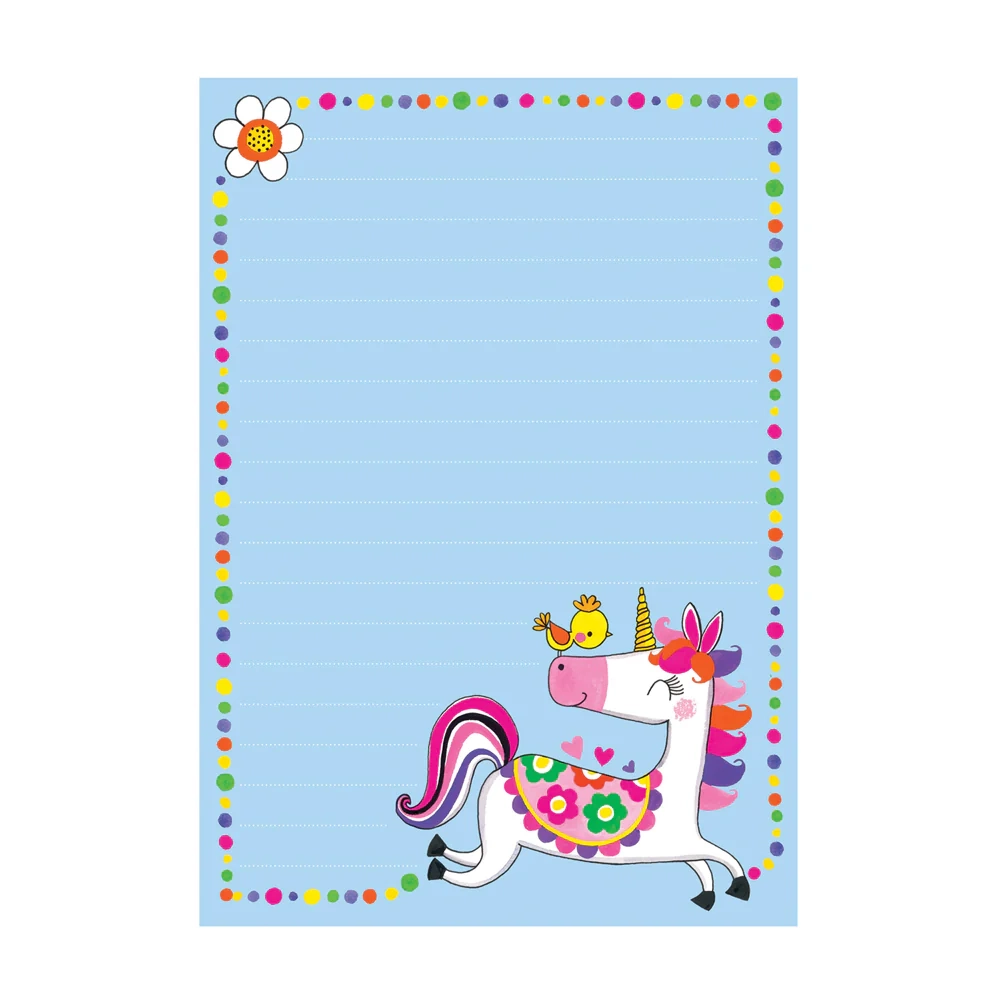 Letter Writing Set Wallet Magical Unicorn Rachel Ellen Designs
