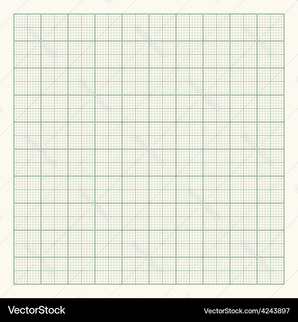 Green Graph Paper Background