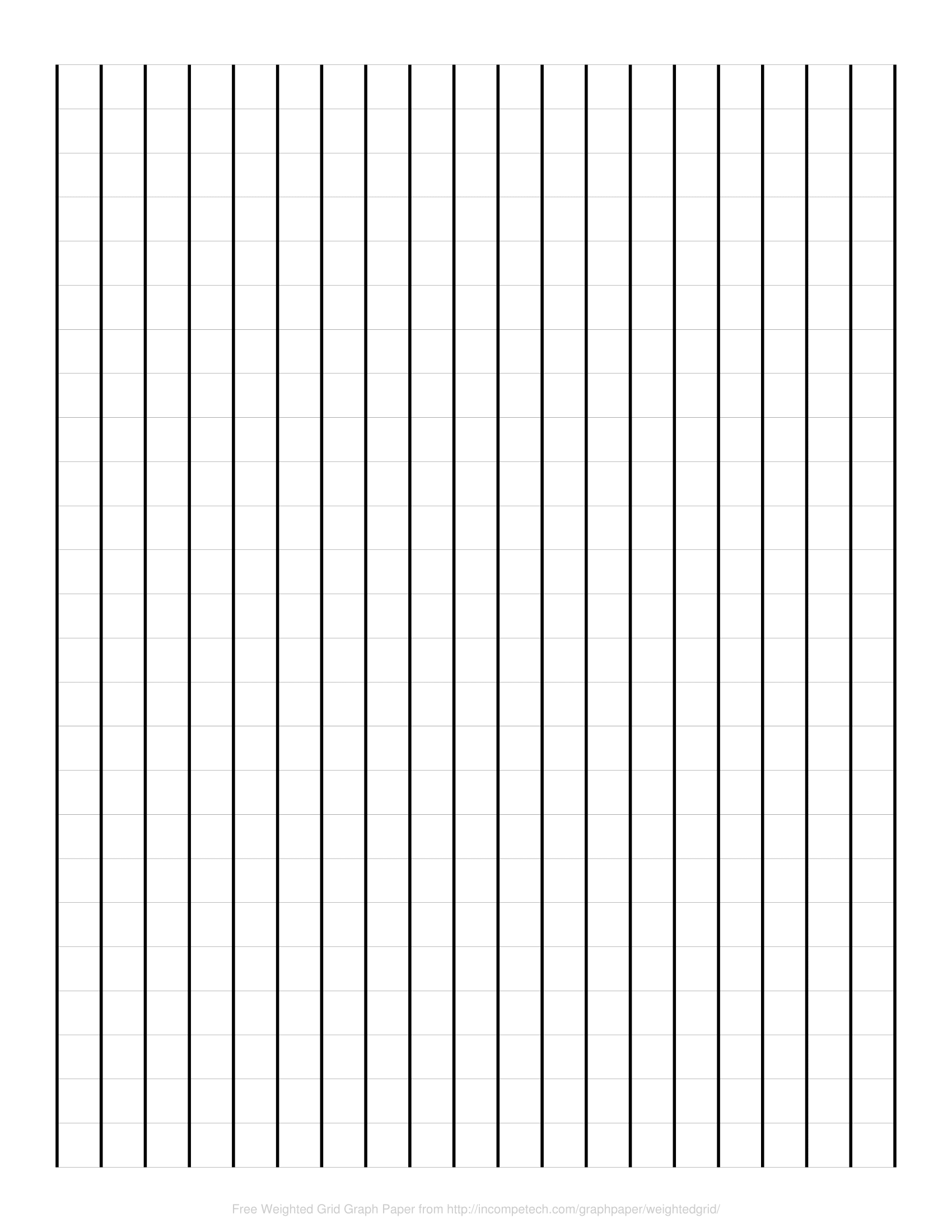 Light Verticals Graph Paper Generator