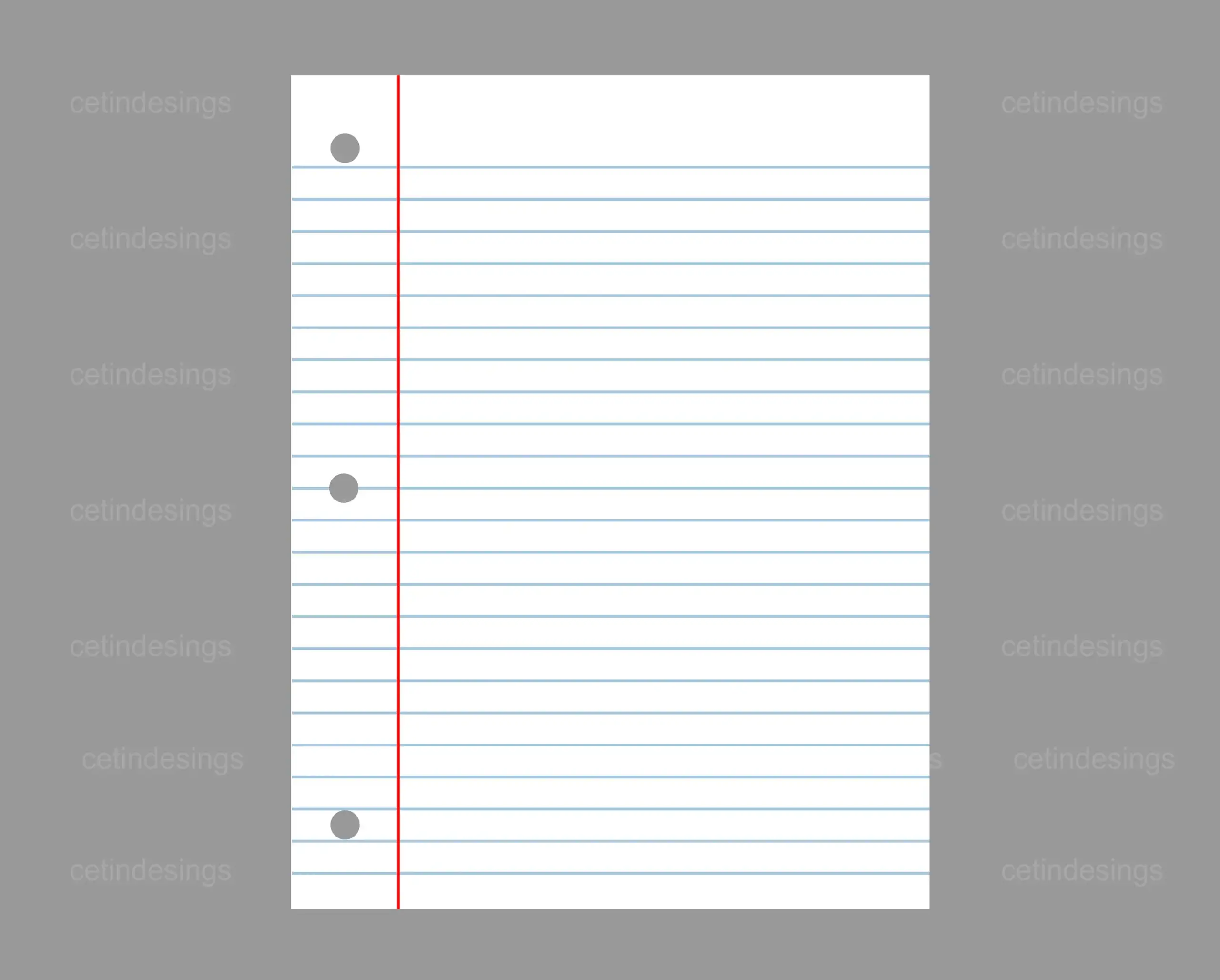 Lined Notebook SVG Line Paper PNG School Paper Line Paper 