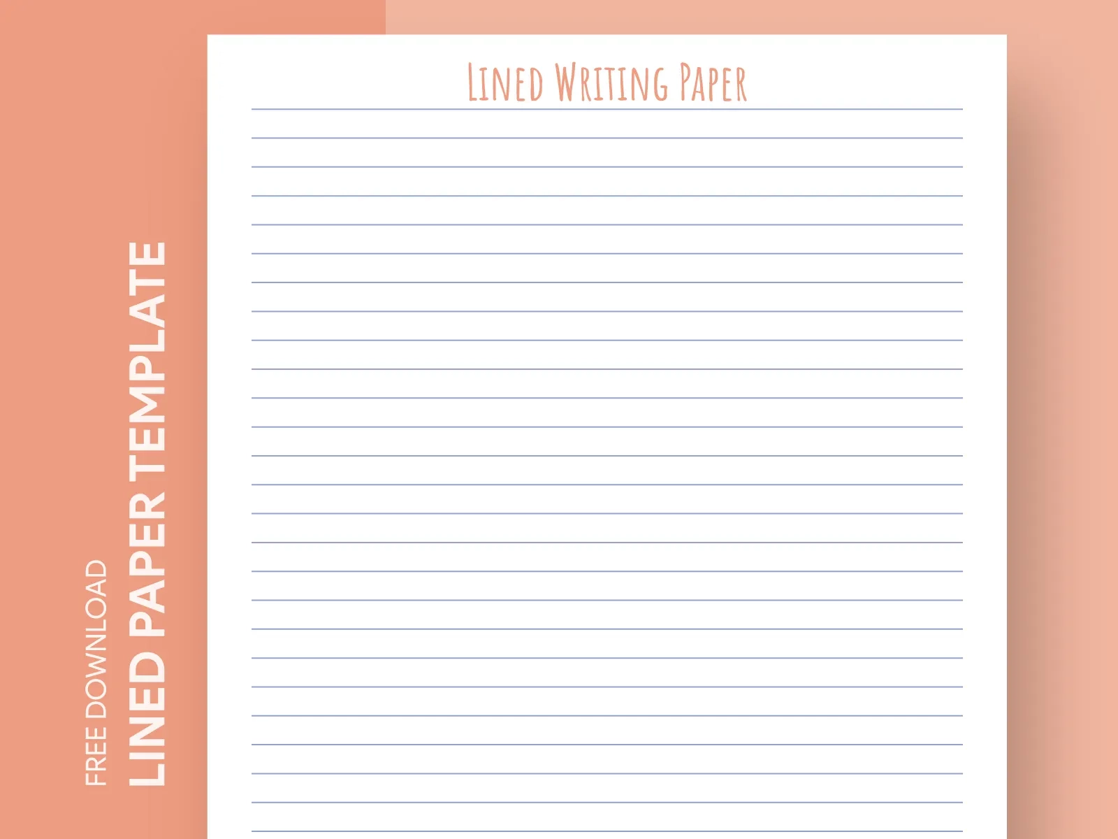 Lined Writing Paper Free Google Docs Template By Gdoc On Dribbble