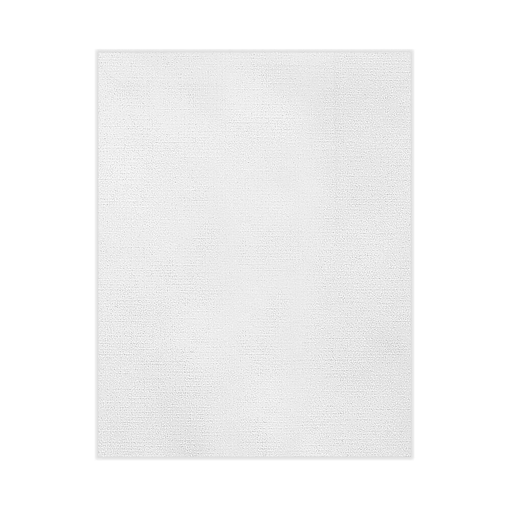 LUX 8 1 2 X 11 Cardstock White Linen 50 Pack 81211 C 90 50 