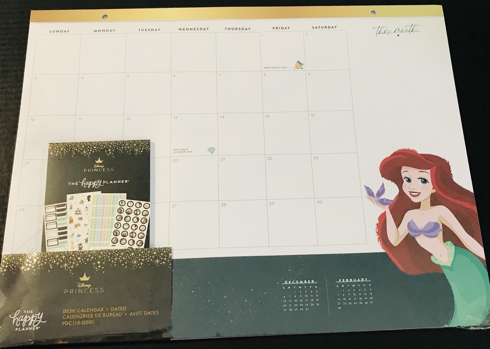 Disney Happy Planner Desk Calendar