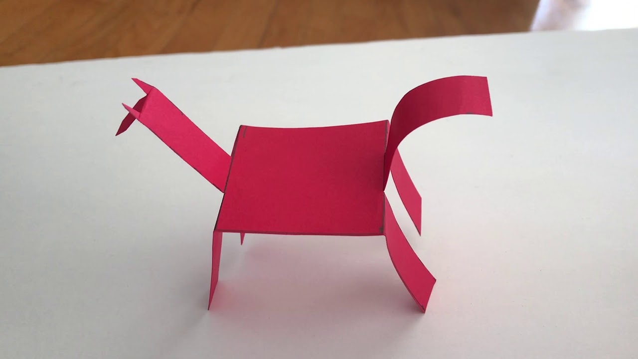 Walking Paper Horse Template Printable