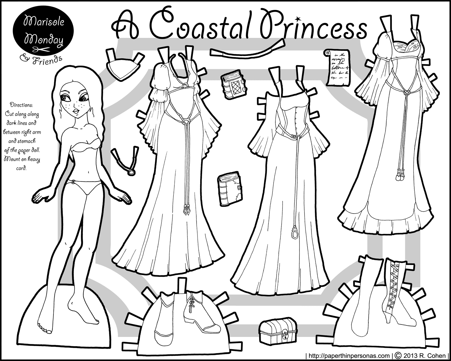 Printable Princess Paper Dolls