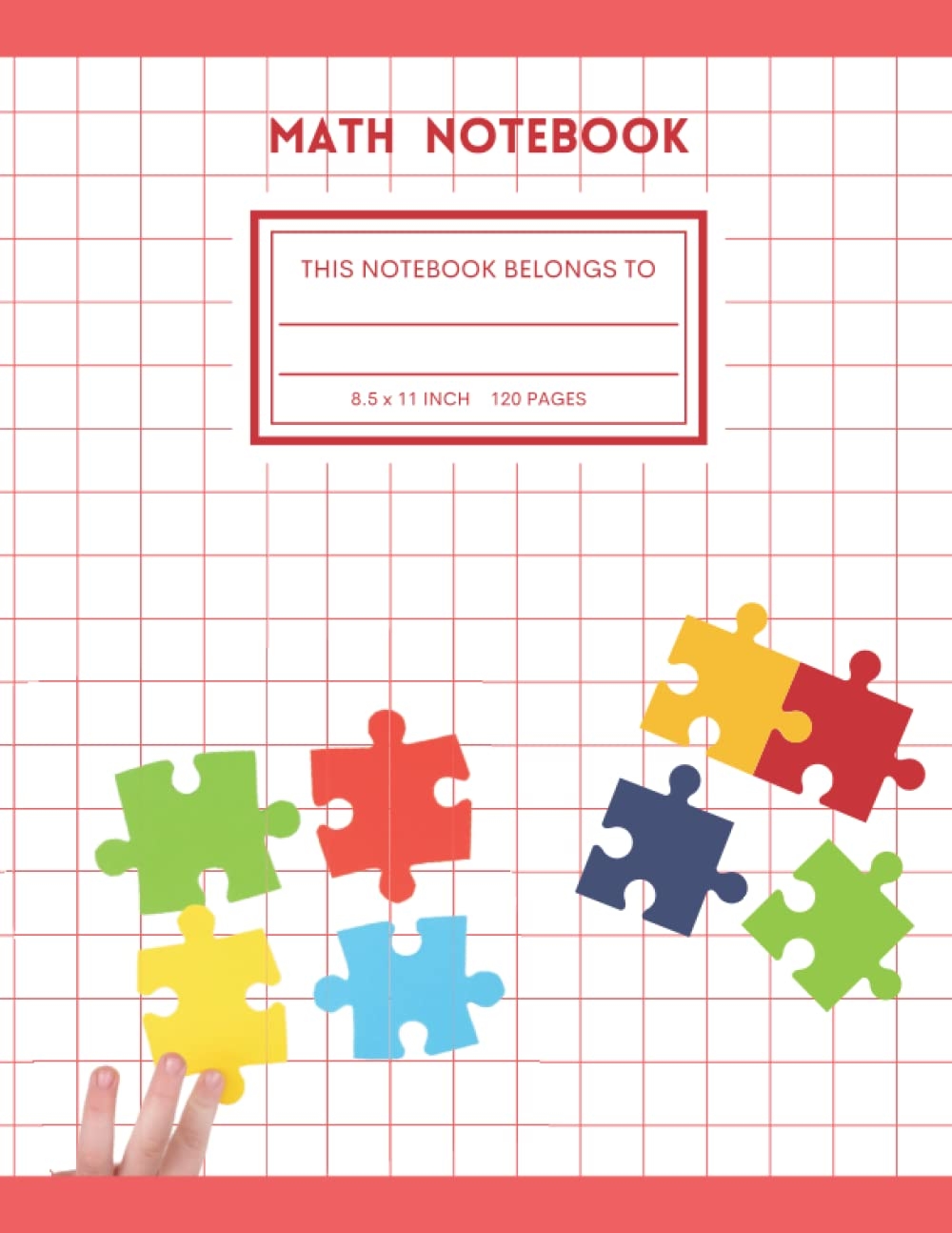 Math Notebook For Preschool Large Squares Graph Paper That Can Be 
