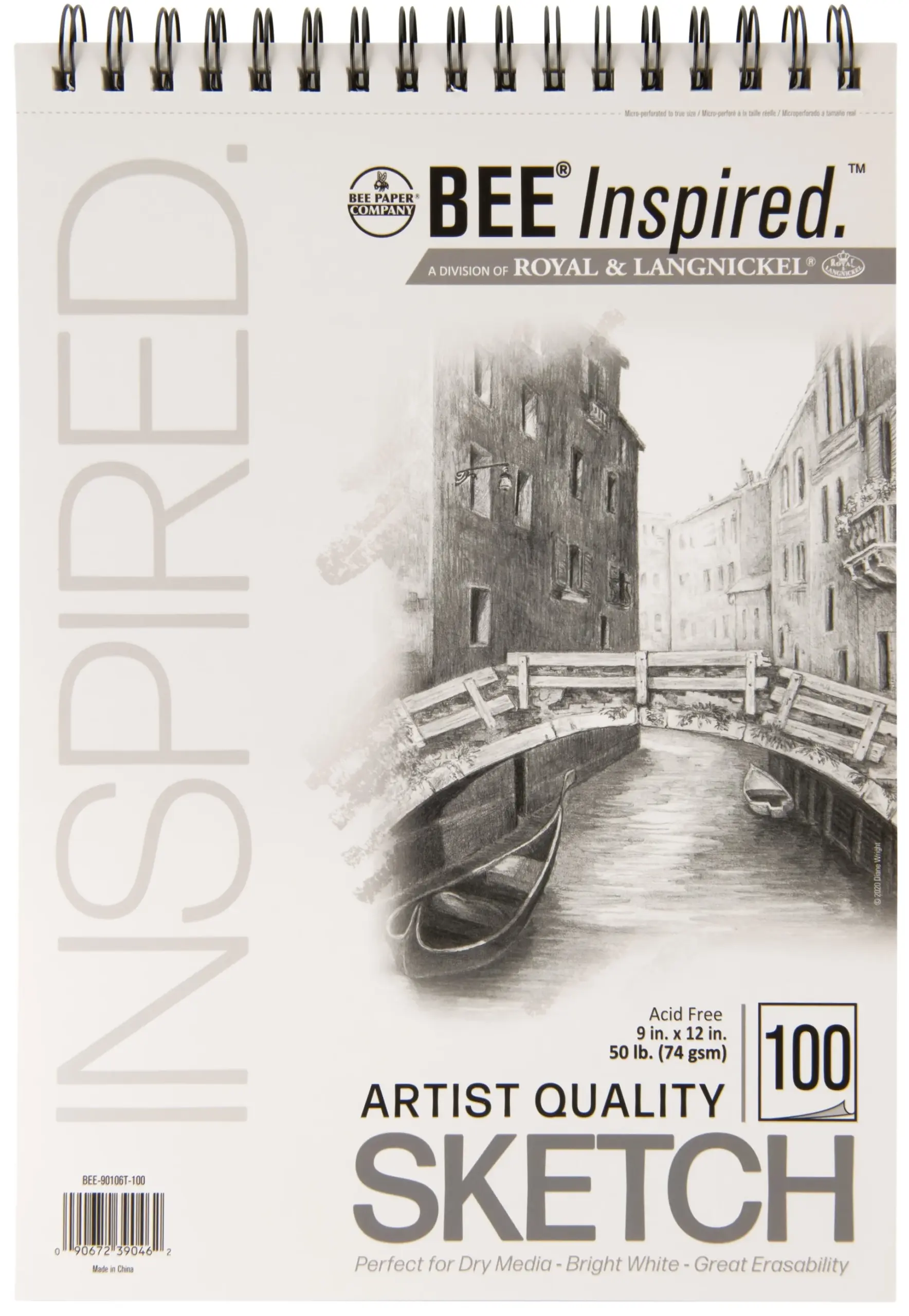 Mead MEA54090 Academie Translucent Tracing Paper Pad 1 Each 