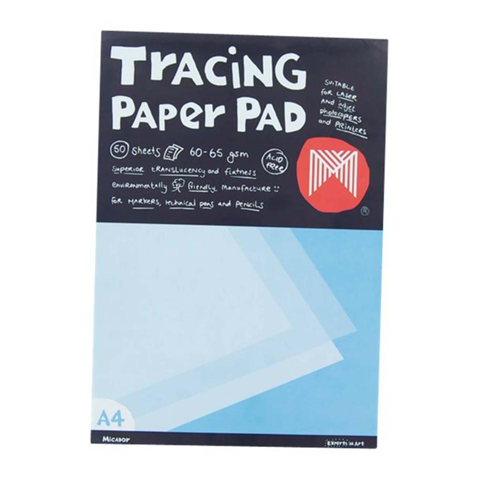 Micador Tracing Paper A4 60 65gsm 50 Sheets Winc