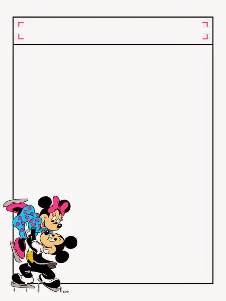 Mickey And Minnie Free Printable Notebook Oh My Fiesta In English