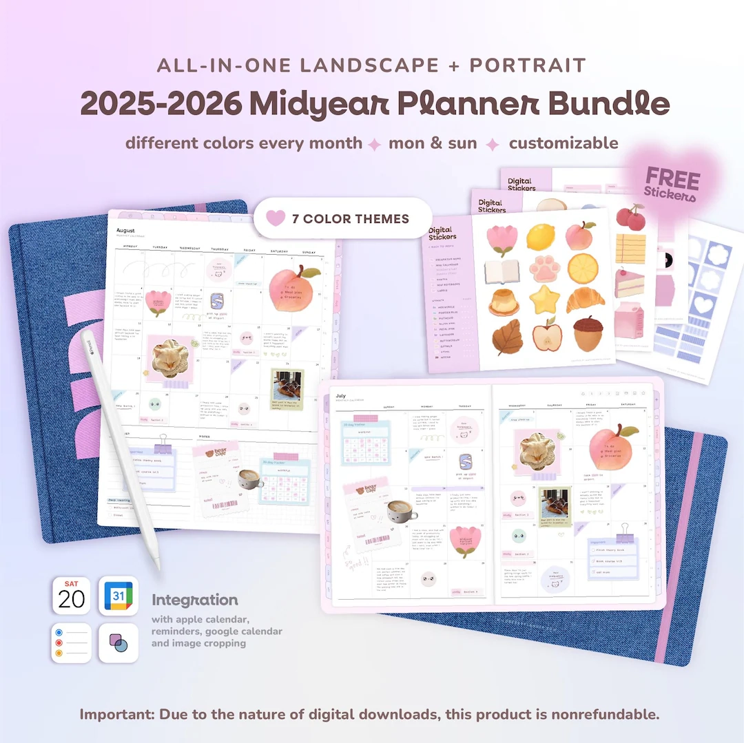 Calendar All In One Planner