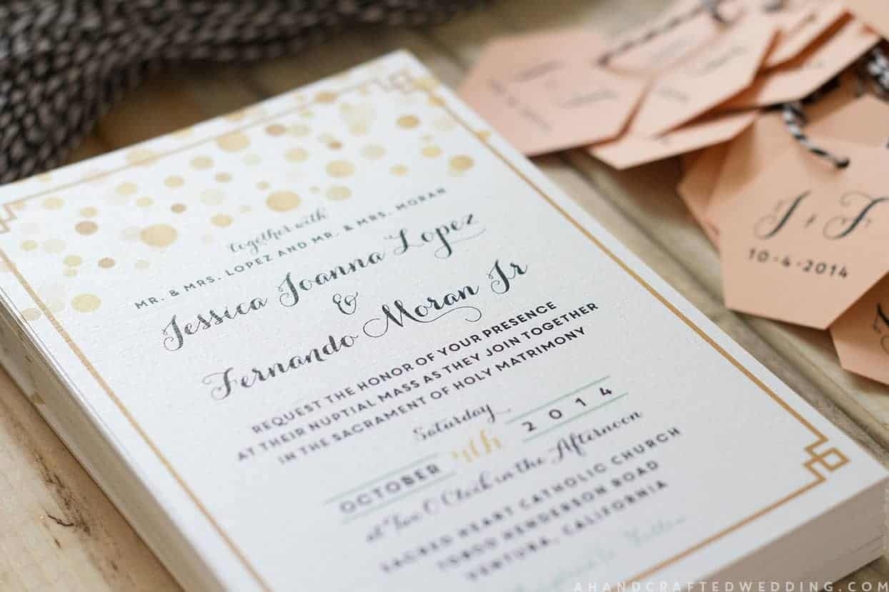 Modern DIY Wedding Invitations MountainModernLife