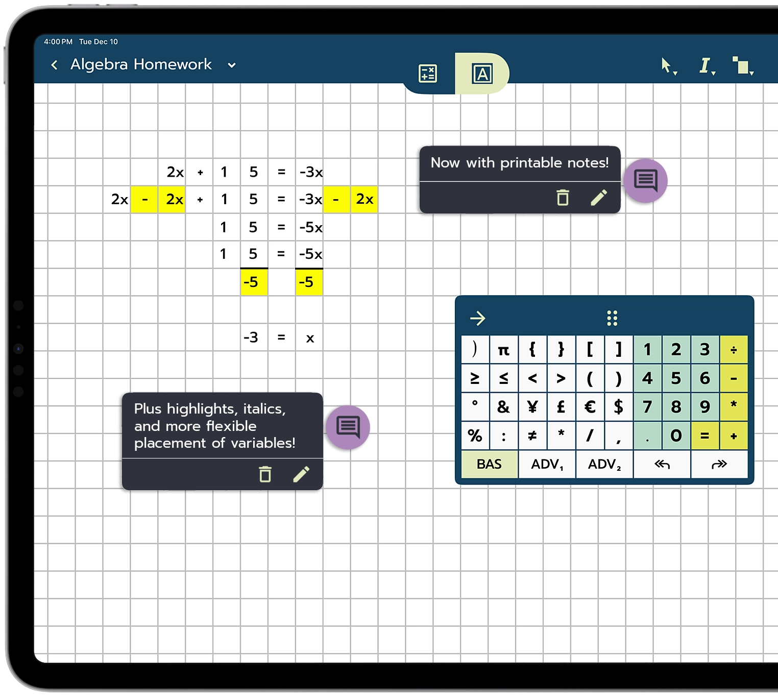 Digital Graph Paper App