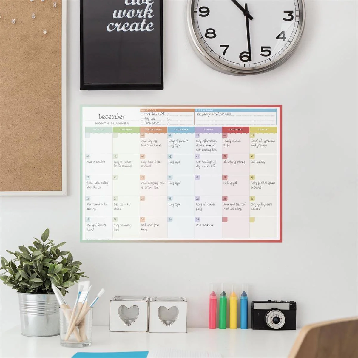 Calendar Planner Wall