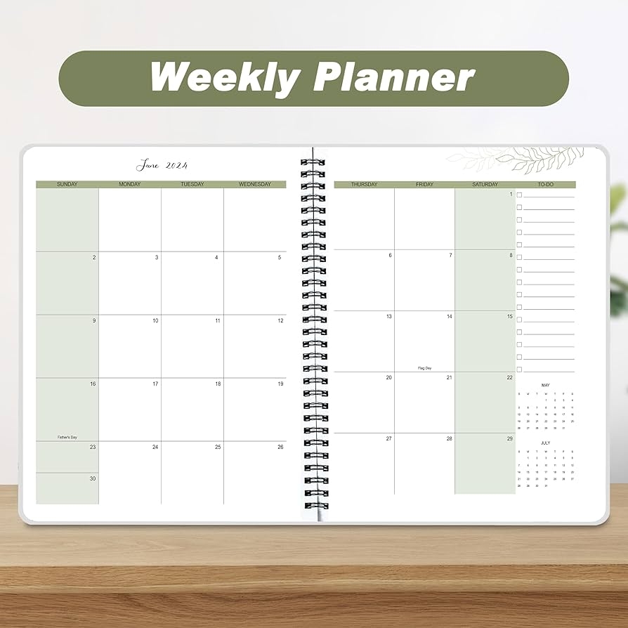 Monthly Planner 2024 2025 Simple Calendar Planner Notebook 7 X 9 