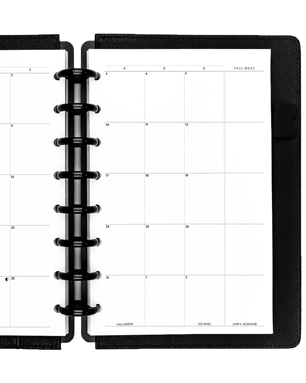 Monthly Planner Inserts Open Boxes Dated