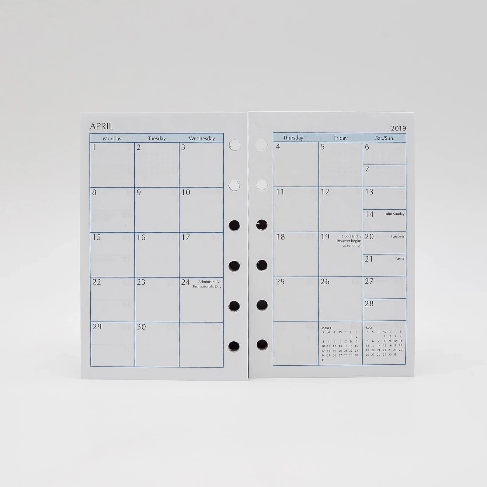 Calendar Planner Refill