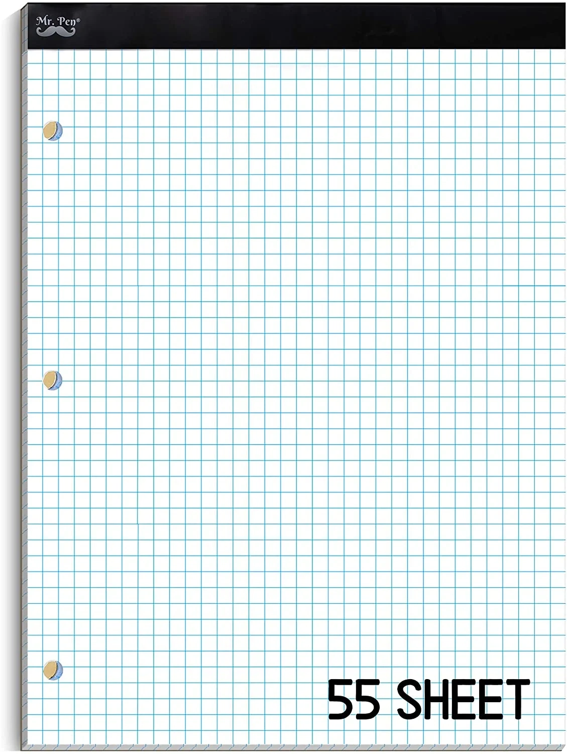 Mr Pen 4x4 Grid Graph Paper Notebook 8 5 x11 55 Sheets 