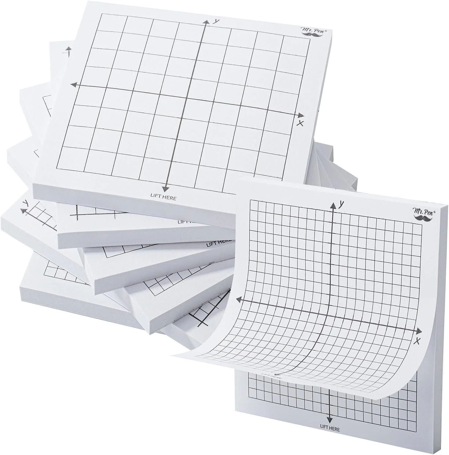 Mr Pen Sticky Notes 3x3 Inches White 50 Sheets Pack For Data 