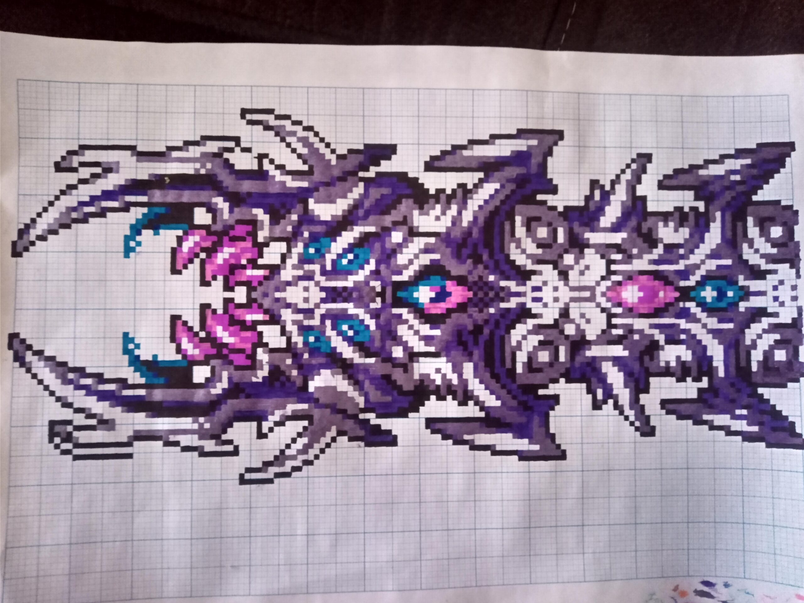 My Attempt At Doing Pixel Art Of DoG yes It s Graph Paper R 