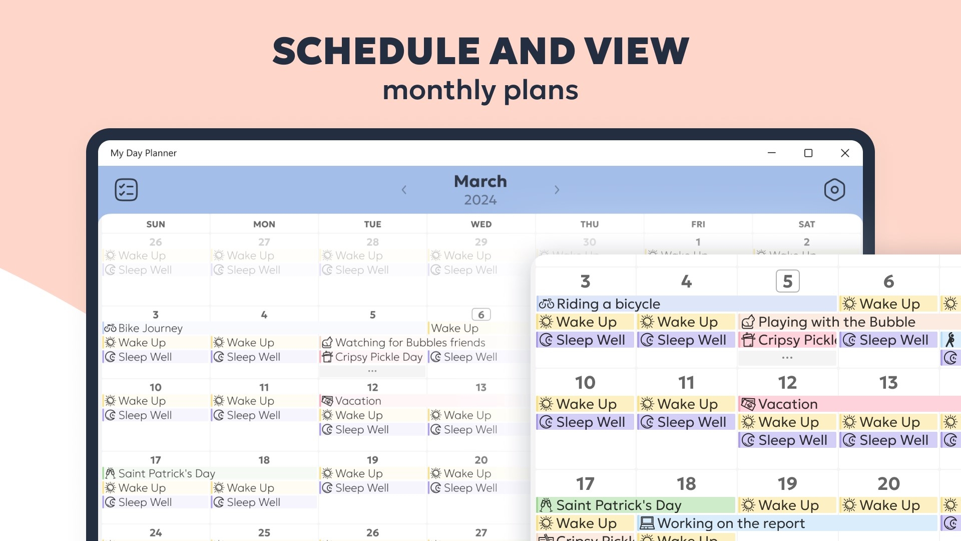 My Daily Planner Routine amp Schedule Planning Free Download And 