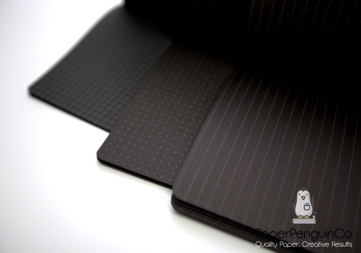 N049 Black Paper Grid Dots Lined 89 GSM 40 Pages Notebook Etsy 