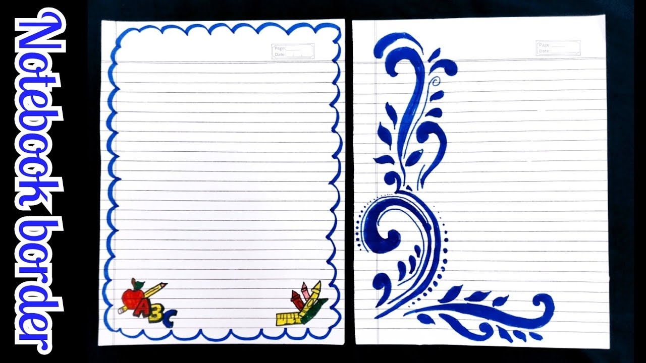 Paper Border Line Design