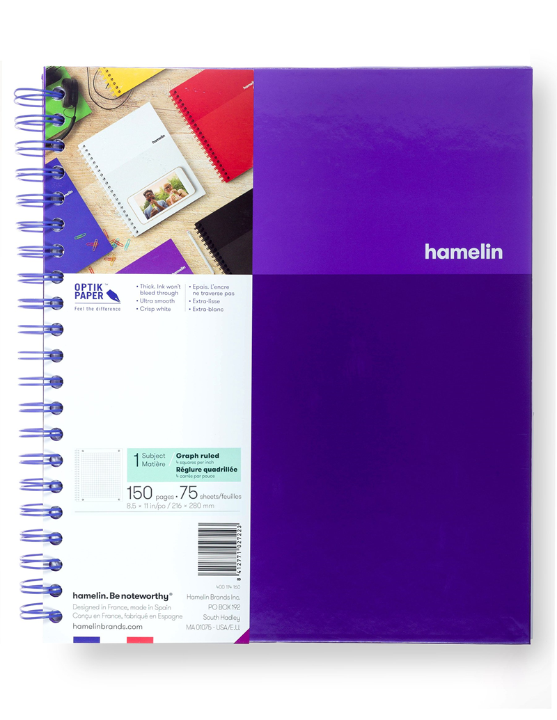 Notebook Hamelin Smart Graph Paper Notebook HACC Central 