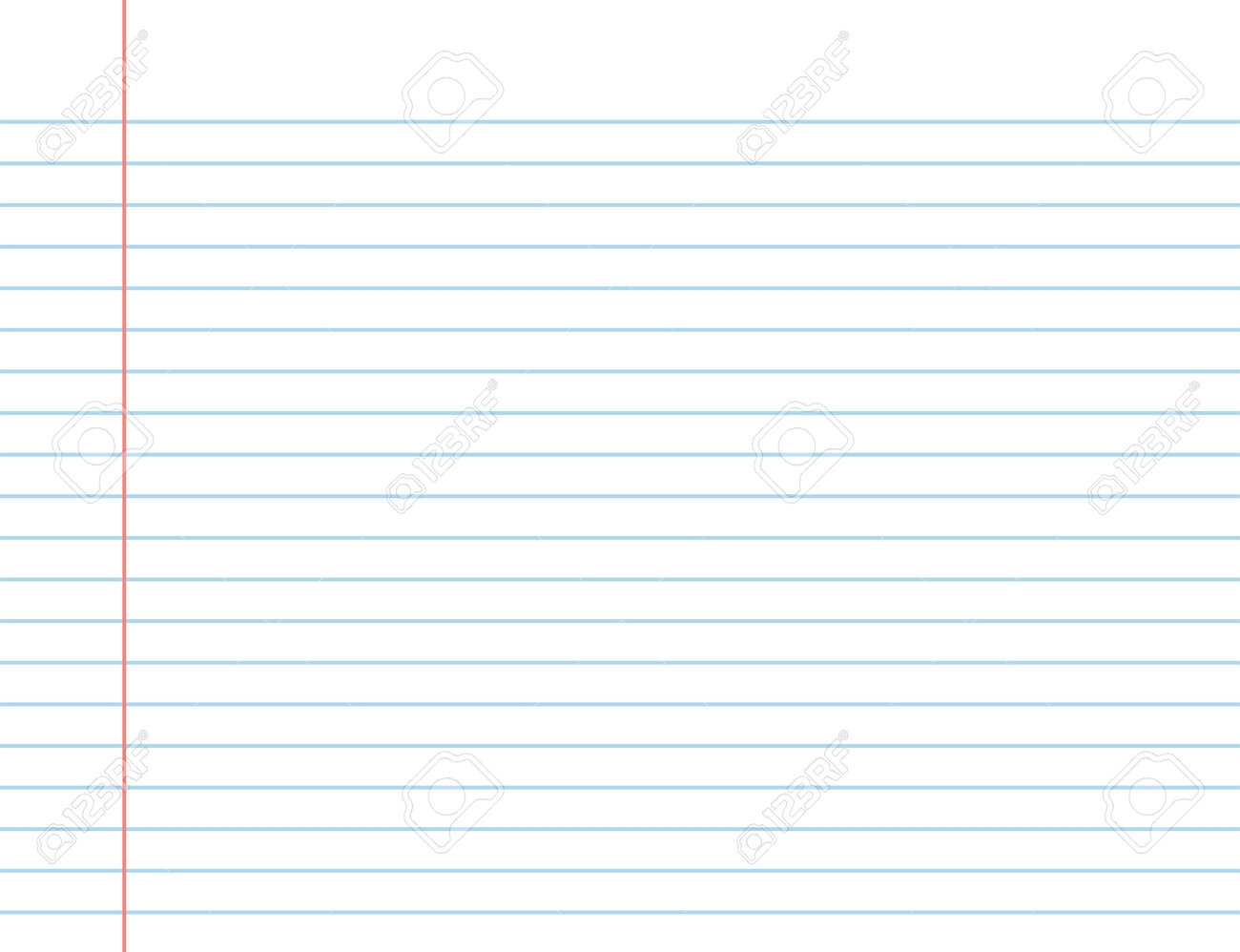 Lined Notebook Paper Background