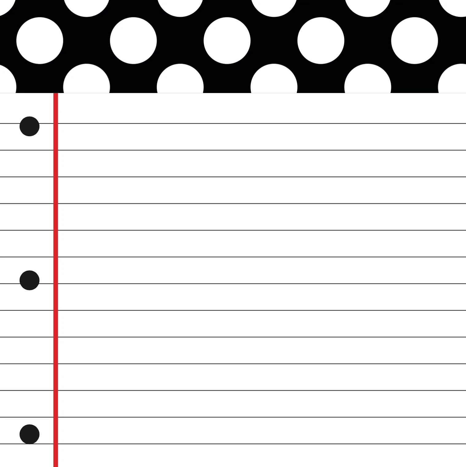 NOTEBOOK PAPER Cut Outs Schoolgirl Style