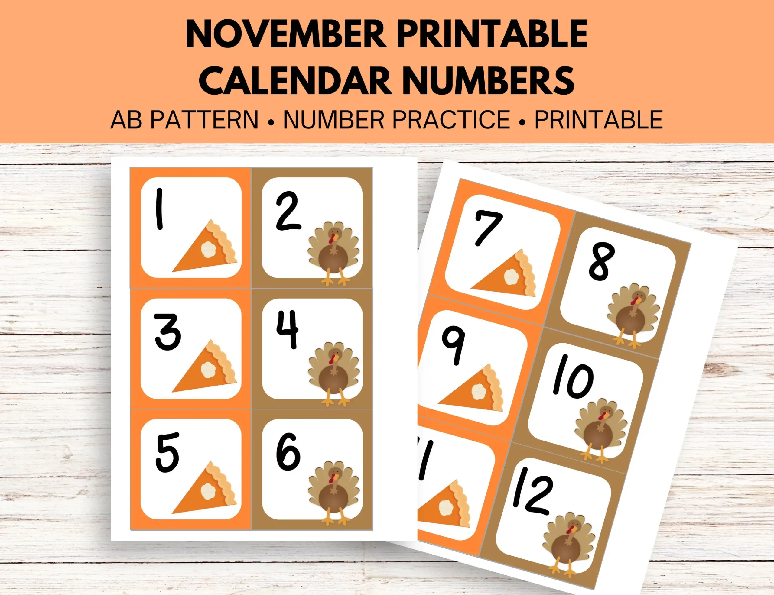 Printable November Calendar Numbers