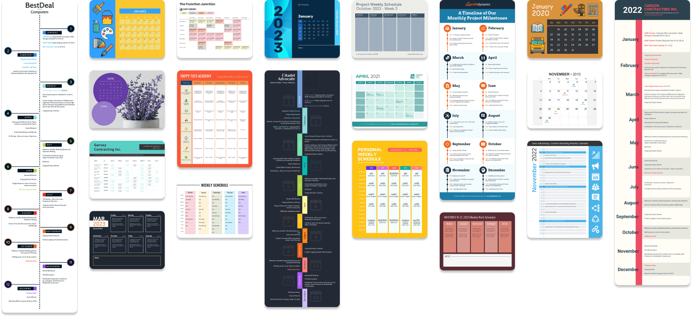 Online Calendar Maker Venngage