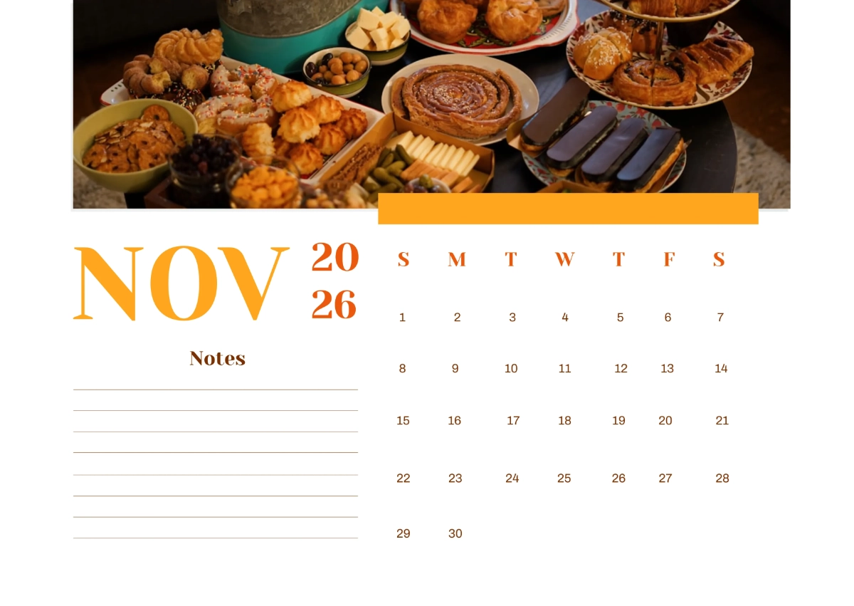 Page 2 Free November 2025 Calendar Templates Editable And Printable