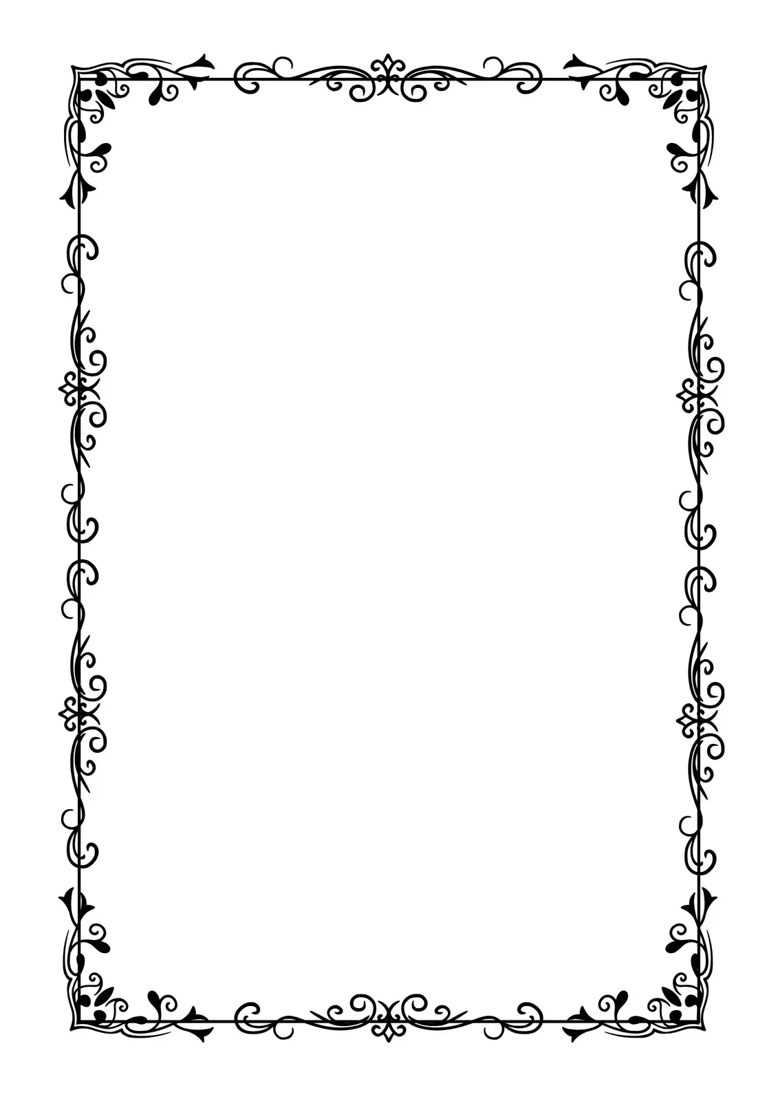 Page 2 Free Printable Page Border Templates You Can Customize 