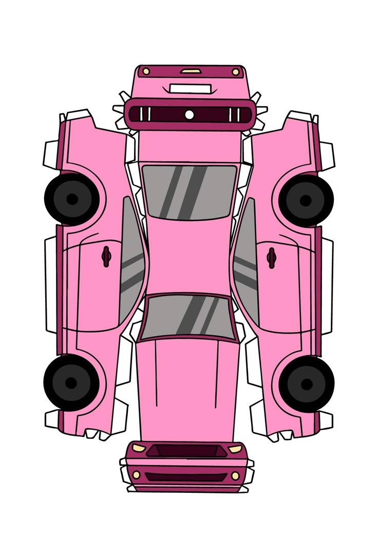 Paper Car Templates 10 Free PDF Printables Printablee