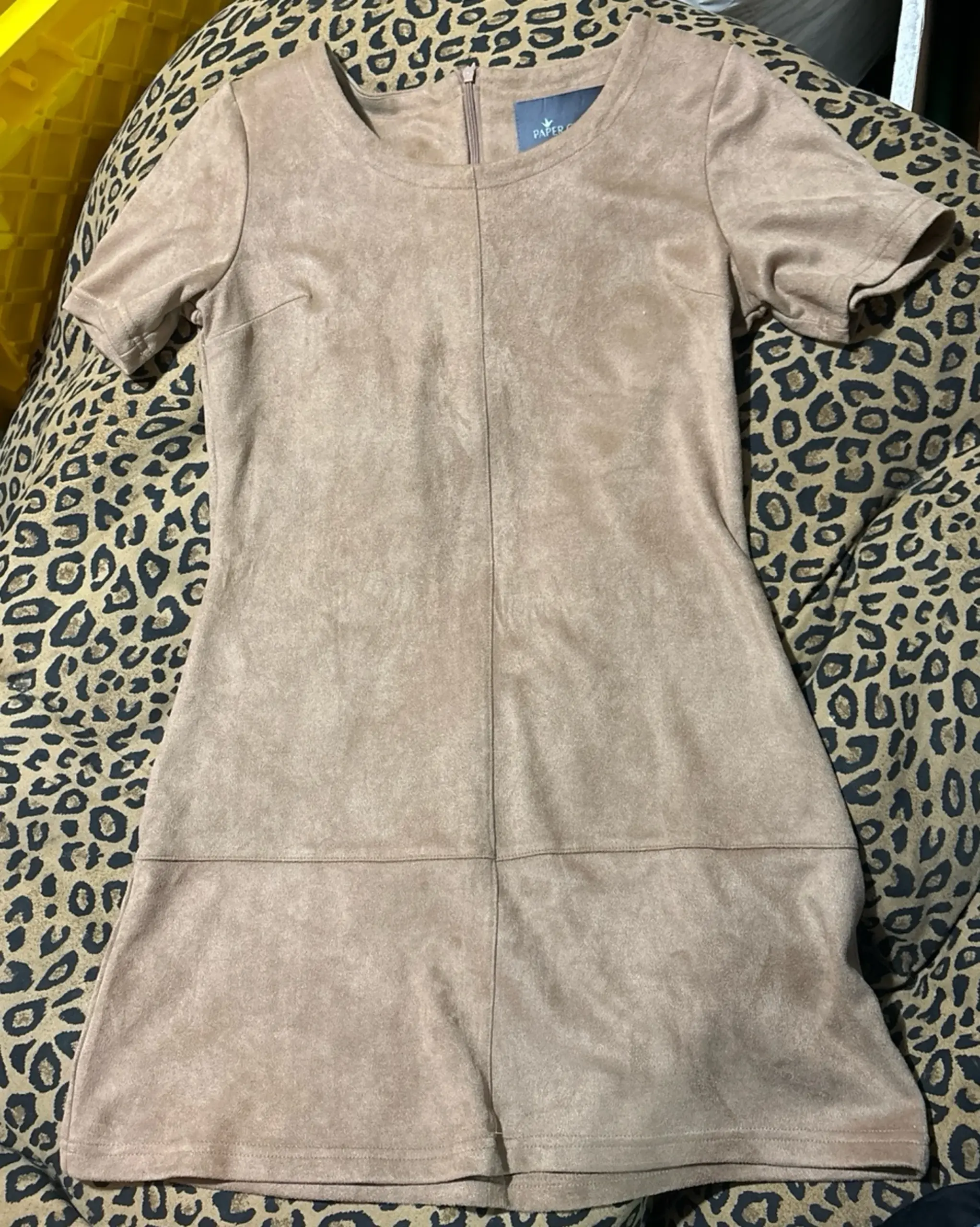 Paper Crane Beige Above Knee amp Mini Dresses Mercari