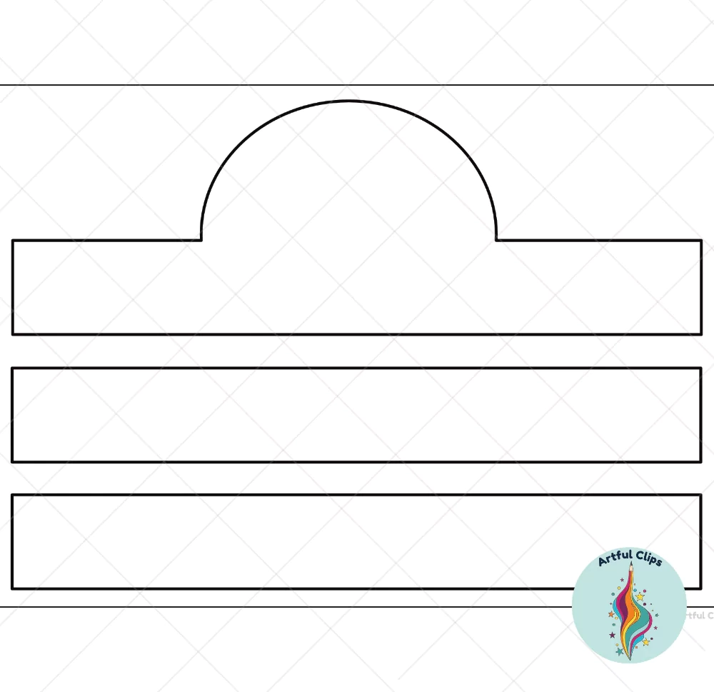 Printable Paper Crown Template