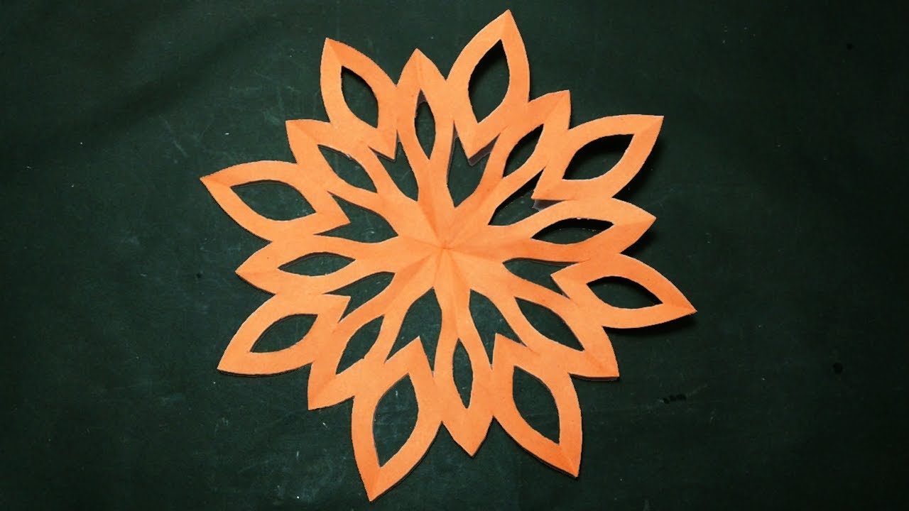 Paper Design Simple How To Make Easy Paper Cut Designs For Decoration Instruction Step By Step