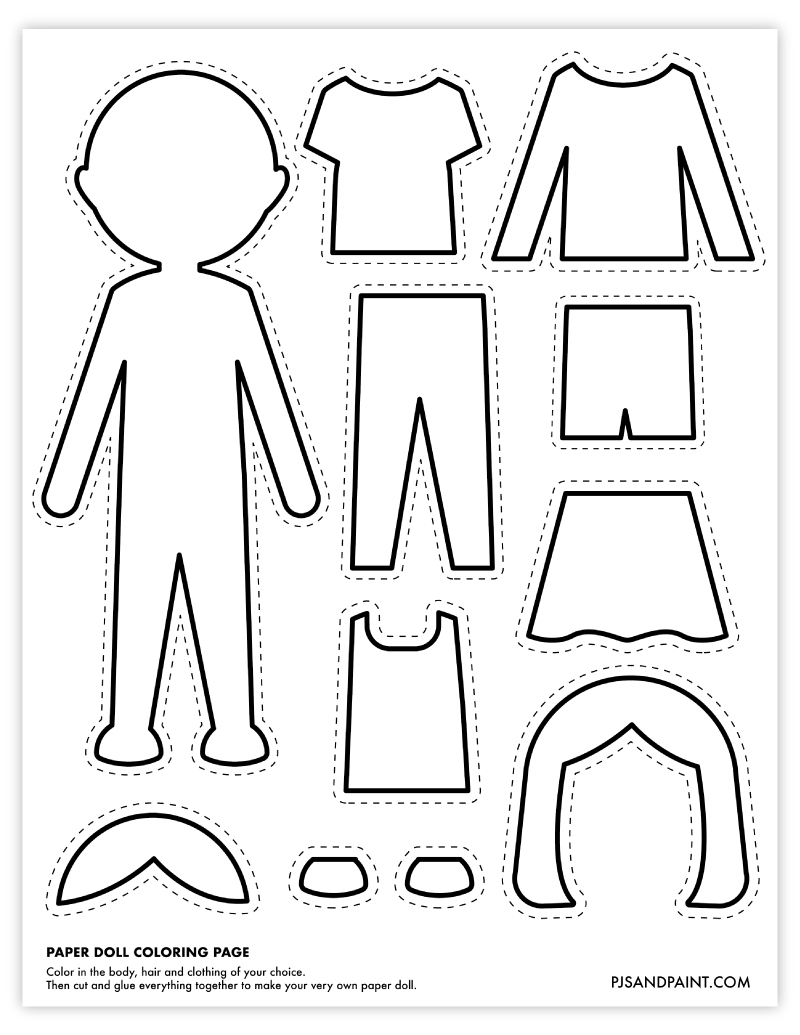 Paper Dress Up Dolls Printable