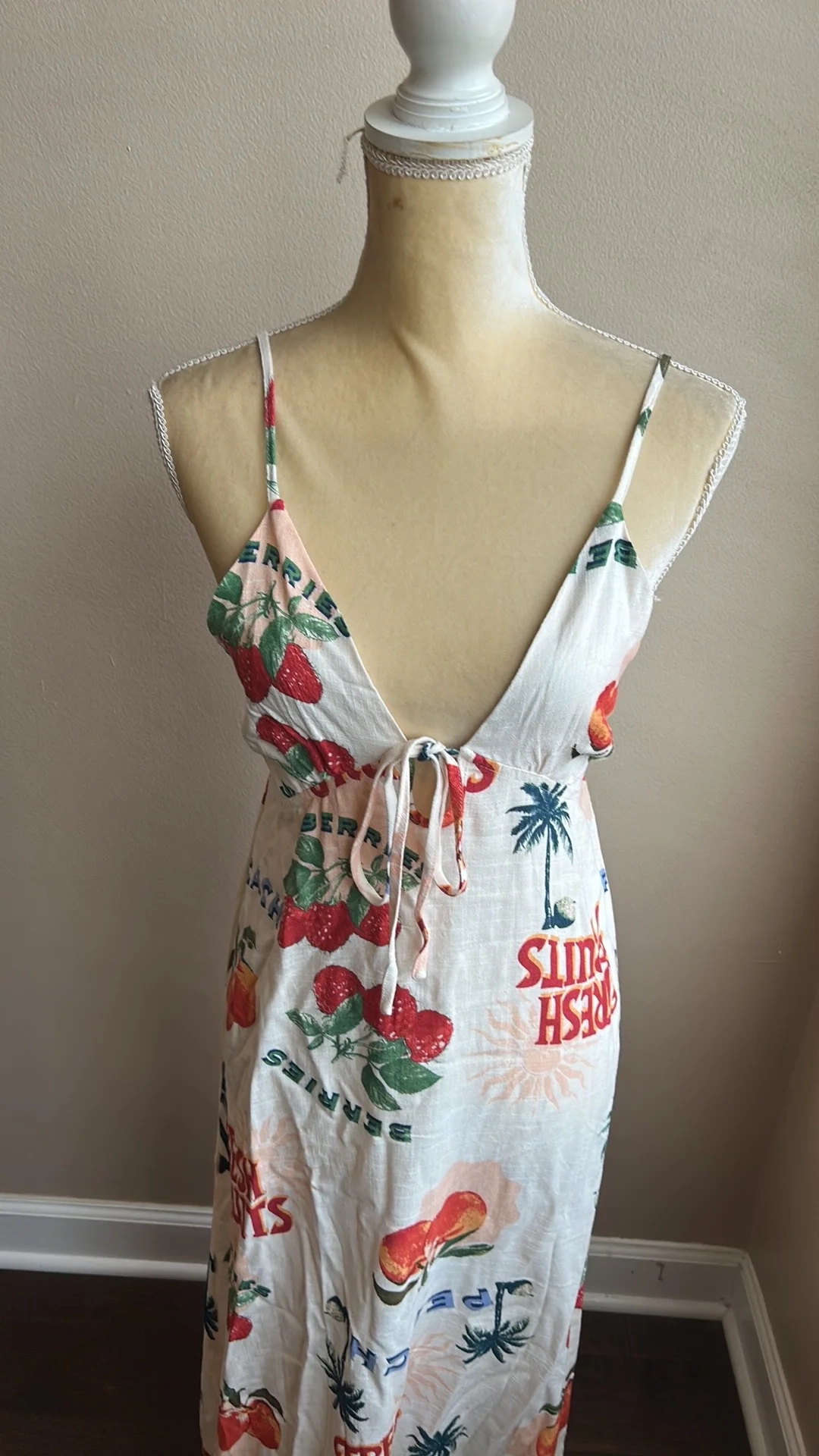 Paper Heart Linen Blend Dress